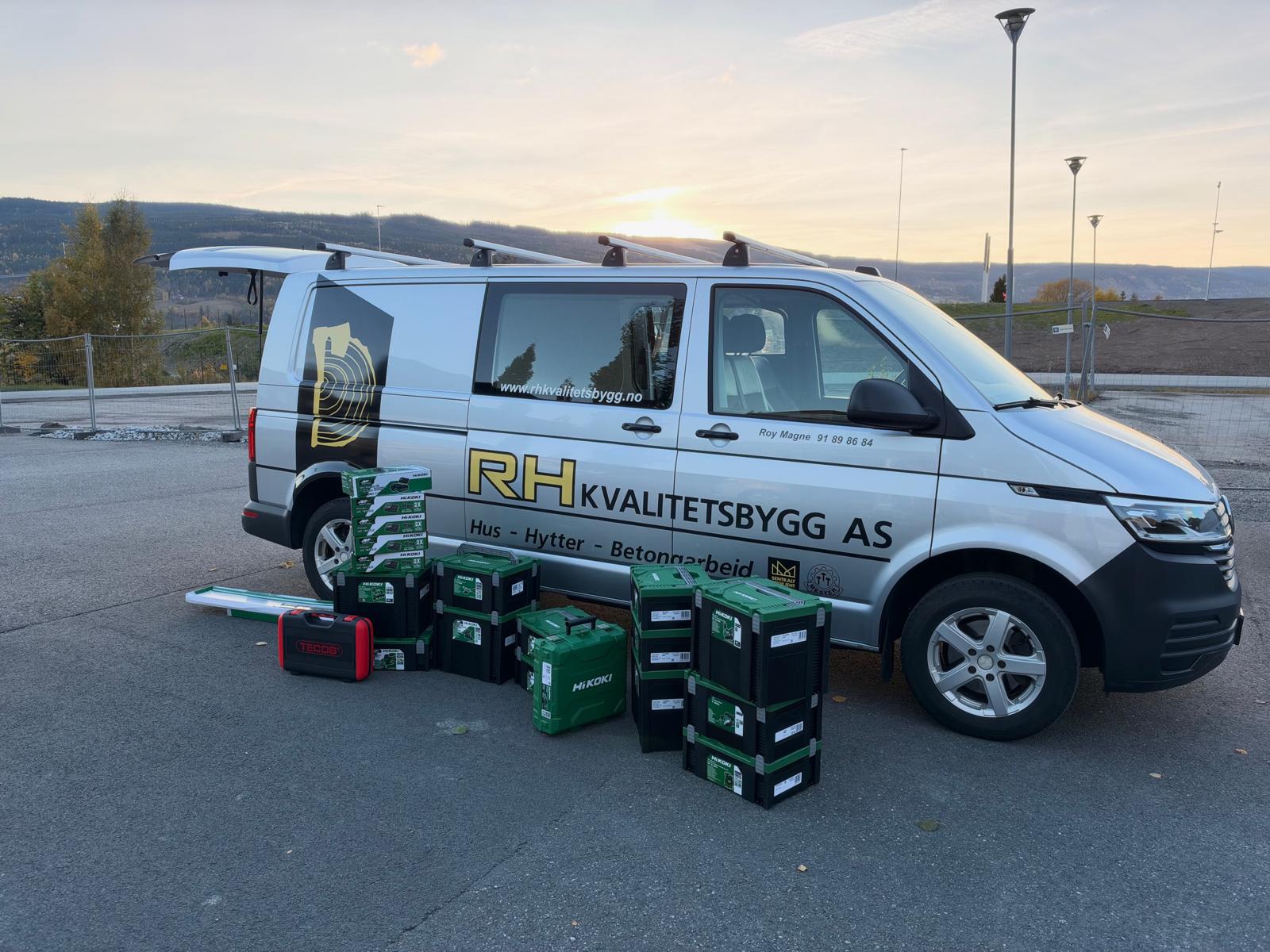 RH Kvalitetsbygg vokser – nytt team, ny arbeidsbil og nye byggeprosjekter