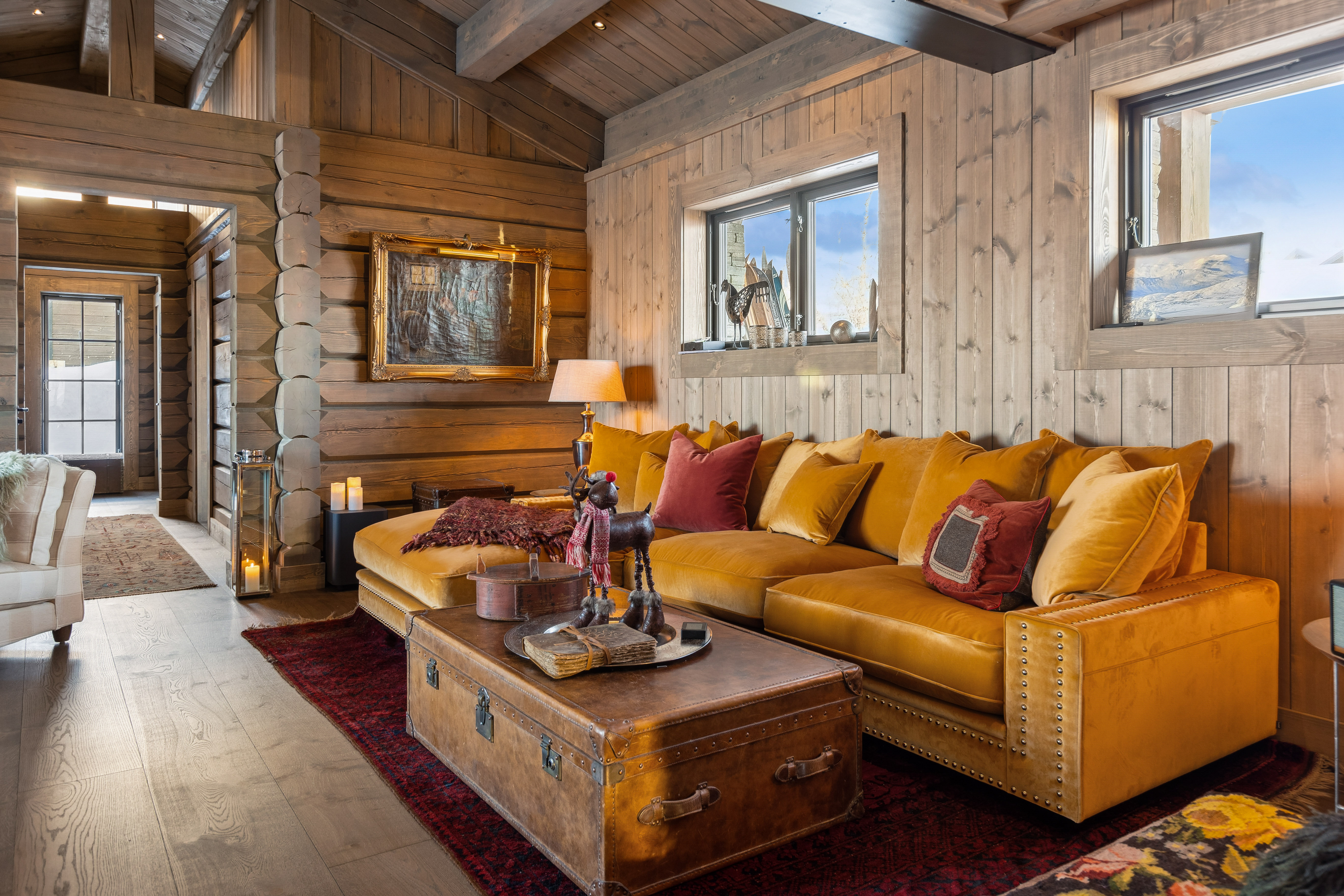 Stort rom med åpen kjøllenløsning