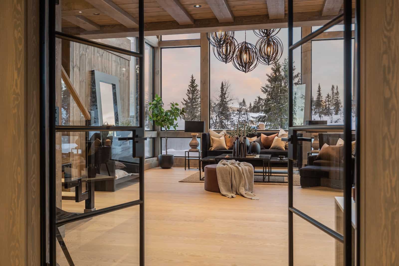 Sittegruppe med utsikt